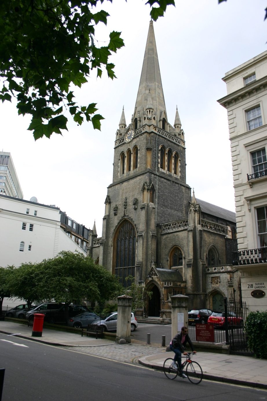 Alexander Fleming's stained glass window, St James Church, Paddington, London - 01.JPG